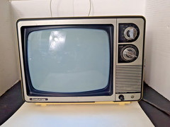 Rare MGA Mitsubishi BS 1211 Vintage TV Television Receiver Works “white” READ