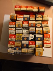 Lot of 40 GE Rca Philco Sylvania Raythoeon WESTINGHOUSE Vacuum TUBES