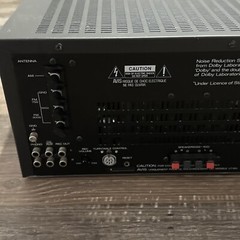 Mitsubishi DA-L90 Stereo Reciever 7 Cassette Autochanger No Remote Untested