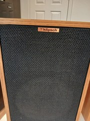 Klipsch Heresy II Speakers Tube Amplifier Friendly USA Sound Great!
