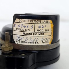 Vintage API Instruments 361 Analog VU Meter Magnetic Mount Audio Gauge Movement
