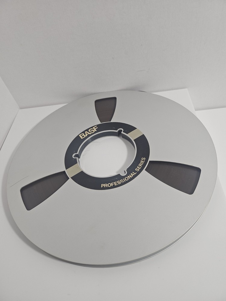 VINTAGE BASF PROFESSIONAL 1800 SERIES 10.5″ Aluminum METAL TAKE UP Reel to Reel