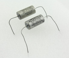 New Qty 2 Matched Pair Sprague Vitamin Q .22uF 300V PIO Capacitors NOS USA 1965