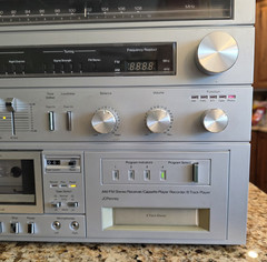 Vintage Stereo AM/FM Receiver/Cassette Player Recorder/8 Track Player JCPenney