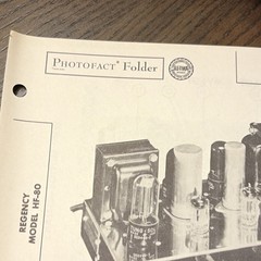 Regency HF-80 Photofact Folder Set 272 Folder 12 Manual Howard W. Sams 4-55