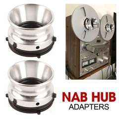 NAB Hub Adapters 1 Pair-10 Inch Opener Aluminium Alloy For Reel To Reel Tape