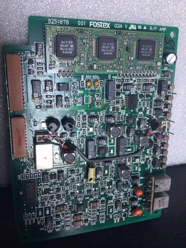 LOT of 8 FOSTEX G16/G24 R2R 1/2” Tape R/P AMP 8251878 001 REC/PLAY PCB CARDS.