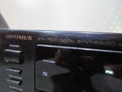Working Optimus STA-7500 31-2107 2 Channel Stereo Receiver w/ Phono Input No Rmt