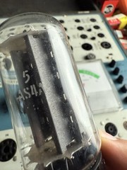 GE 5AS4A 61-39 188-5 Grey Smooth Plate Side D Getter Tested on B&K 707