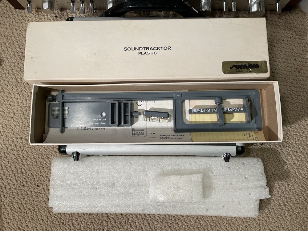 MINT Soundtraktor By Dennesen Turntable Cartridge Alignment Protractor