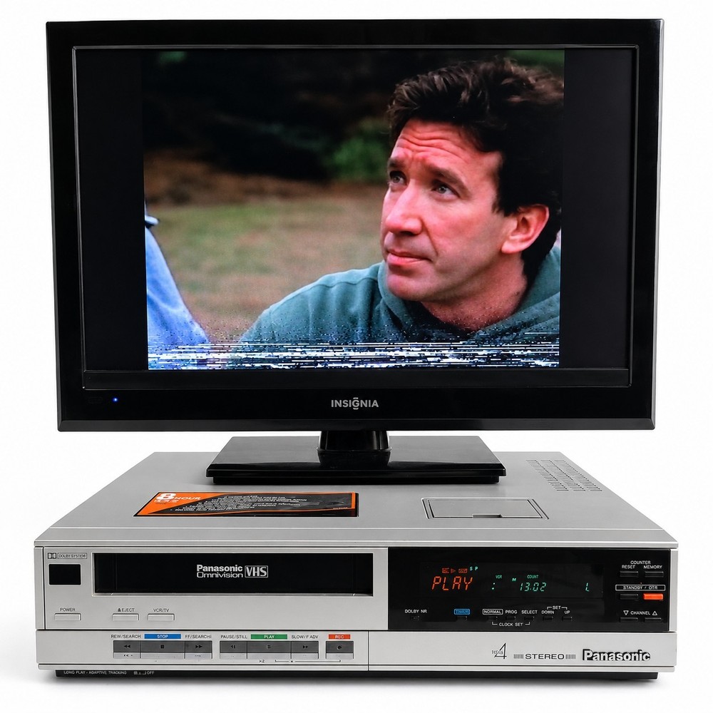 Panasonic PV-1540 Omnivision VHS VCR 4-Head Hi-Fi Stereo Tested