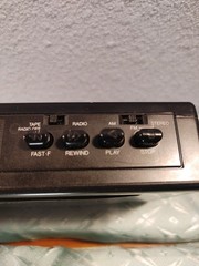 Realistic AM FM Stereo Mate With Sony Headphones. Tested Both Tape & Radio Work