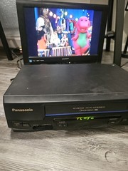 Panasonic PV-V4521 VCR Video Vhs Cassette Recorder With Remote Tested & Works