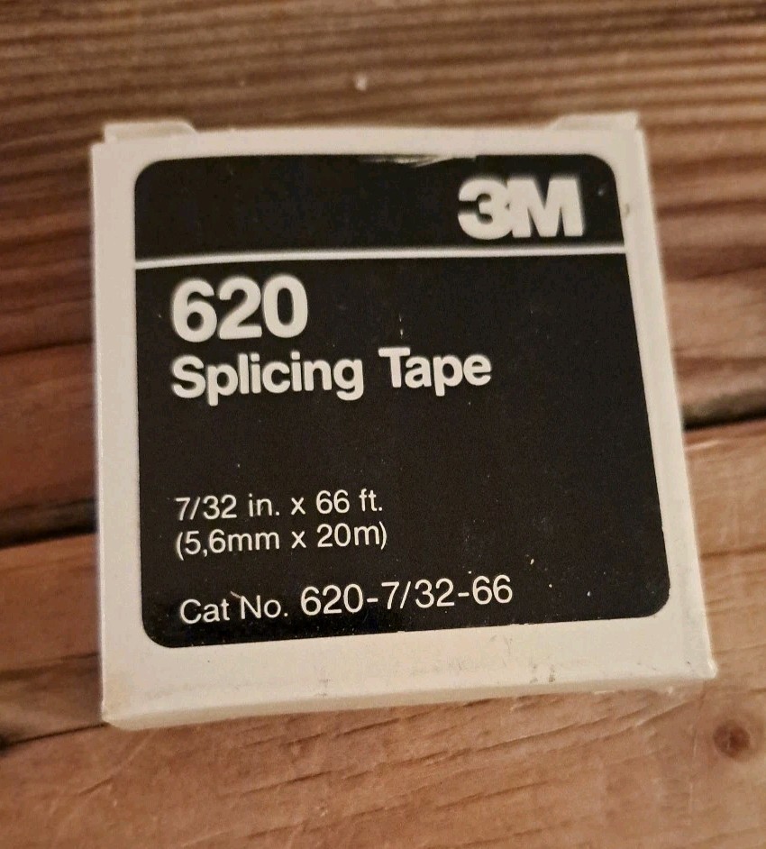 3M 620 7/32 in x 66 ft.Splicing Tape – New Old Stock-Sealed