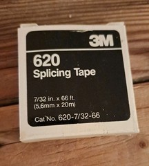 3M 620 7/32 in x 66 ft.Splicing Tape – New Old Stock-Sealed