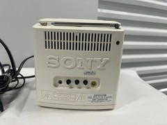 Sony Mega Watchman FD-525 Portable BW TV AM FM Radio Tuner Vintage 1994 W/ Cord