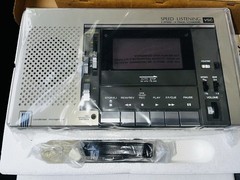 JS&A K-115 VSC Speed Listening Deluxe Cassette Recorder Player Brand New JAPAN