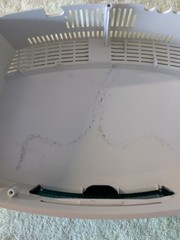 Bose Wave AWRCC 2 top & bottom shell covers White Replacement