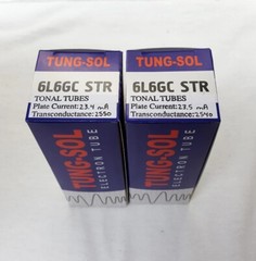 New 2x TungSol 6L6GC STR / 6L6 | Matched Pair / Duet / Two Tubes | Free Ship