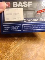 BASF Chrome Extra II 90 Precision Hifi 2 x 45 Min Cassette Tape – New Sealed