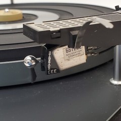 Vintage BIC 980 Belt Drive Turntable Stanton 681EEE Cart/Stylus Orig Cover READ