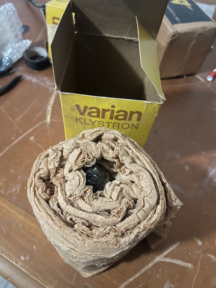 klystron varian tube va 114, nos