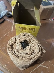 klystron varian tube va 114, nos