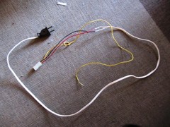 Magnavox Collaro TURNTABLE 4′ Power Cord 3-pin MOLEX not Amp Lok Plug CONNECTOR