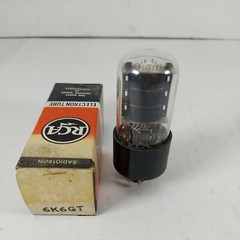 RCA 6K6GT & 6SK7-GT/G Smoked Glass Vintage Vacuum Tube Lot Untested
