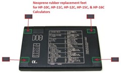 New Neoprene Rubber Feet for HP-10C, HP-11C, HP-12C, HP-15C, HP-16C Calculators