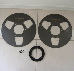 Serviced Technics RP-10A 10″ Metal Empty Take-up Reel Aluminum Mint Japan