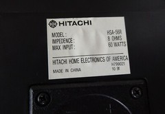 Hitachi HSA-56R Bookshelf 2-way Speaker Pair