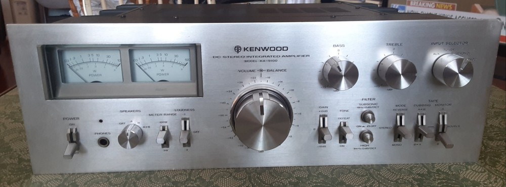Vintage Kenwood KA-9100 DC Stereo Integrated Amplifier (Pls Read Description)