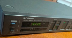 Pioneer TX-05 AM/FM Digital Synthesized Tuner Tested – No Remote – Working