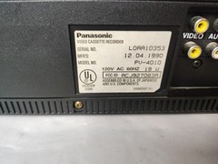 Panasonic OmniVision PV-4010 Hi-Fi 4-Head VCR VHS Vintage Works