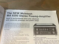 Original McIntosh Components from the 70’s Condition is very Good / 73 Pages /