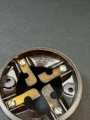 NA-ALD 4 Pin Bakelite Twist Lock Tube Socket Vintage HAM Radio