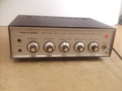 Realistic MPA-20 120V/12V Solid State P.A. Amplifier