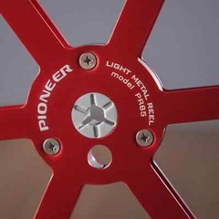 2X 7” Pioneer red PR-85 Aluminum Reel to Reel RT-707 909 Empty Take Up Reel