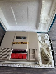 Vintage Stellar REC-16 6 Transistor Deluxe Tape Recorder With Box & Accessories