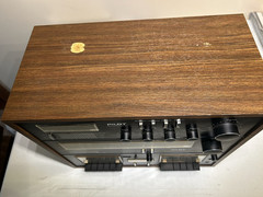 Pilot Stereo System Amplifier AM/FM Receiver Dual Cassette Deck VINTAGE WORKING