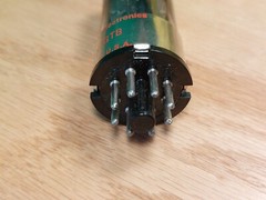 Single Sylvania (National lbl) 6SN7W Metal Base NOS NIB Vacuum Tube