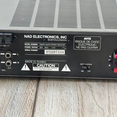 NAD Stereo Receiver 7220PE Power Envelope Works But Has A Hum Read
