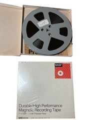 Lot BASF Durable/High Performance Magnetic Recording Tape 7″ x 1200 USED (1) NEW
