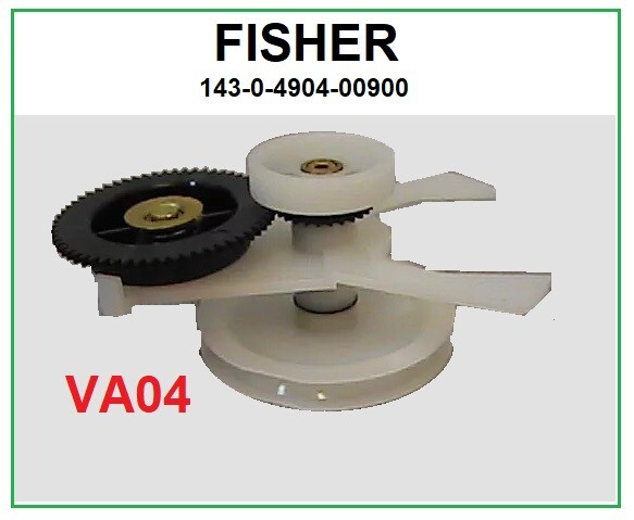 PRB VA04 VCR Reel Drive Sanyo Fisher 143-0-4904-02400, 143-0-4904-00900 PRB VA04