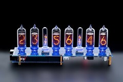 Glass Column with 2 NE-2H Neon Lamps+Holder for IN-14 IN-8 Nixie Tubes Clocks