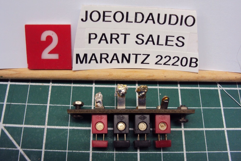 Marantz 2220B Original Complete Speaker Terminal Tested Parting Out Entire 2220B