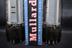 2 SUPER MATCHED Pair Vintage xf2 Mullard EL34 6CA7 Amplitrex TEST STRONG 105%+