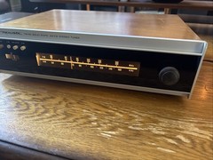 Realistic TM-90 Solid State AM FM Stereo Tuner Vintage Wood Wooden Case Japan