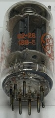 GE 7025 / 12AX7A / ECC83 O Getter BALANCED for Emissions Great Logos